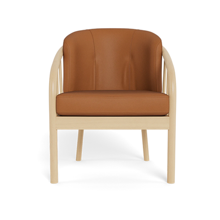 Maria lænestol i cognac læder